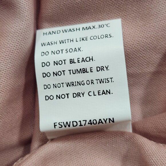 NWOT Fairiesty Formal Mauve/Pink Floor Length Gown With Fabric Flowers SZ XL - Picture 10 of 10